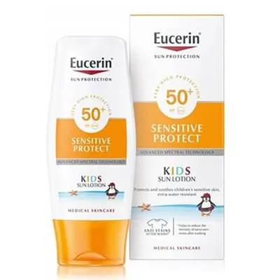 Eucerin Kids, Sun Lotion Sensitive Protect SPF 50+ (Balsam do opalania dla dzieci)