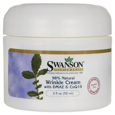 Swanson Wrinkle Cream with DMAE & Co Q10 (Krem z koenzymem Q10)