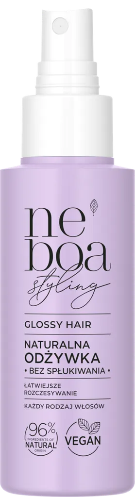 Neboa Styling, Glossy Hair, Naturalna odżywka bez spłukiwania