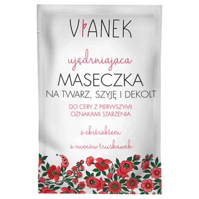Vianek Seria Czerwona, Ujędrniająca maseczka do twarzy