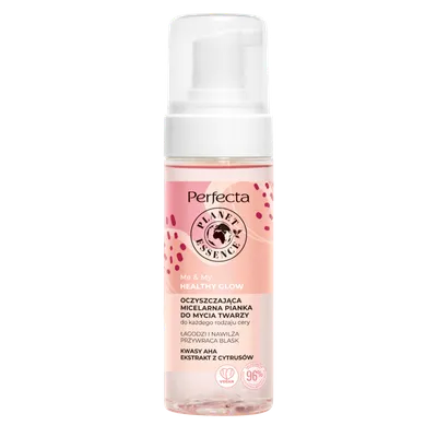 Perfecta Planet Essence, Me & My Healthy Glow, Oczyszczająca micelarna pianka do mycia twarzy