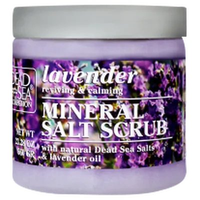 Dead Sea Collection Lavender, Mineral Salt Scrub (Lawenda, Mineralny peeling solny do ciała)