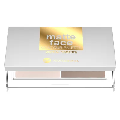 Bell Professional, Matte Face Contour Palette Mineral Pigments (Paleta do konturowania)