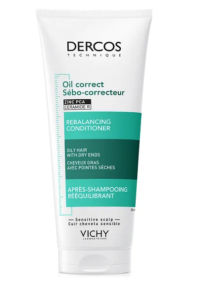 Vichy Dercos, Oil Correct, Rebalancing Conditioner (Odżywka do przetłuszczających się włosów i skóry głowy)