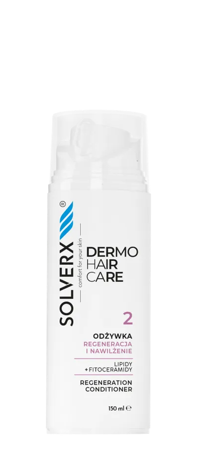 Solverx Dermo Hair Care, Odżywka regenerująco-nawilżająca do włosów