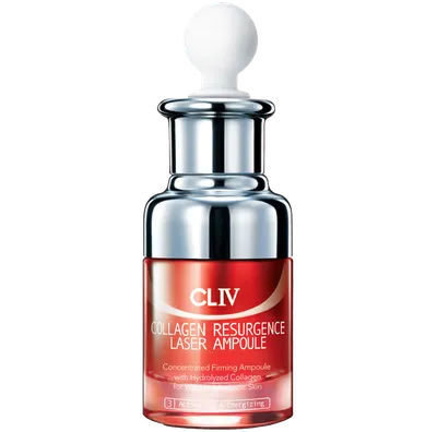 Cliv Premium Collagen Resurgence Laser Ampoule (Ujędrniająca ampułka do twarzy z kolagenem)