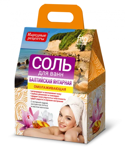 Fitokosmetik Sól do kąpieli Bałtycka bursztynowa