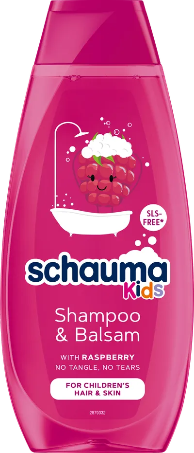 Schauma Kids, Shampoo & Balsam with Raspberry (Szampon i odżywka do włosów dla dziewczynek z ekstraktem z maliny)