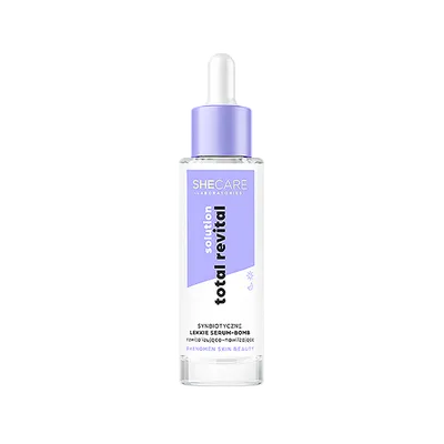 SheCare Total Revital Solution (Synbiotyczne lekkie serum - bomb rewitalizująco-nawilżające)