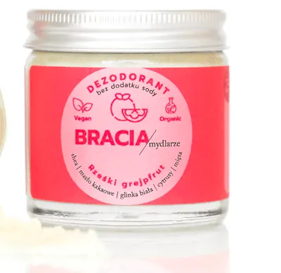Bracia Mydlarze Rześki grejpfrut, Dezodorant w kremie