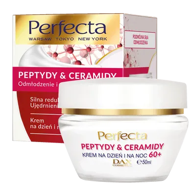 Perfecta Peptydy & Ceramidy, Krem na dzień i na noc 60+