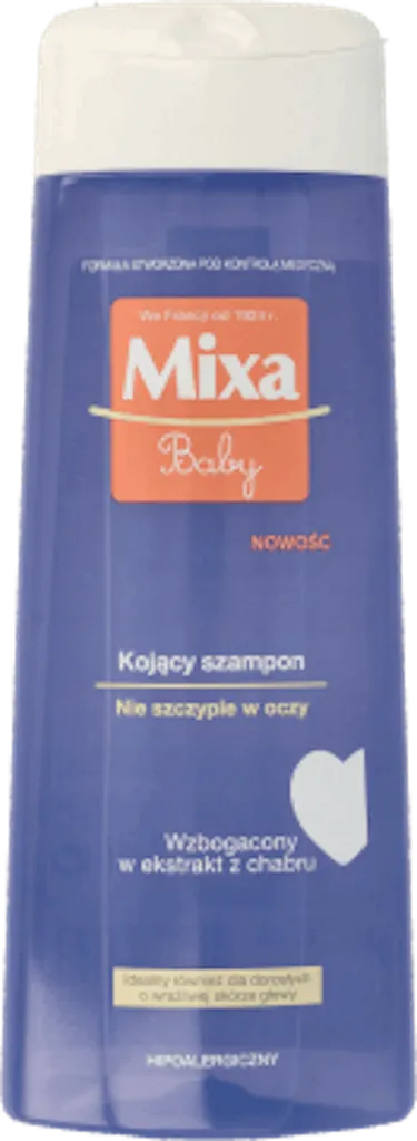 Mixa Baby, Kojący szampon do delikatnej skóry głowy