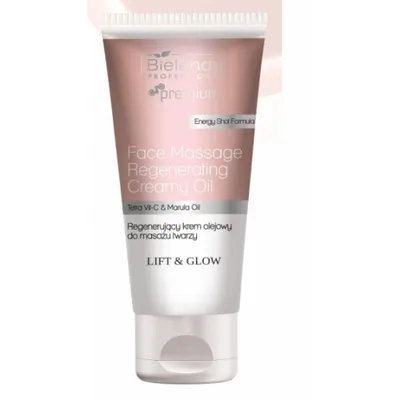 Bielenda Professional Lift & Glow, Face Massage Regenerating Creamy Oil (Regenerujący krem olejowy do masażu twarzy)