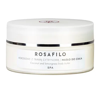 Rosafilo Coconut And Lemongrass Body Butter (Kokosowe z trawą cytrynową masło do ciała)