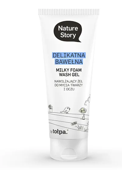Nature Story Milky Foam Wash Gel `Delikatna Bawełna` (Nawilżający żel do mycia twarzy i oczu)