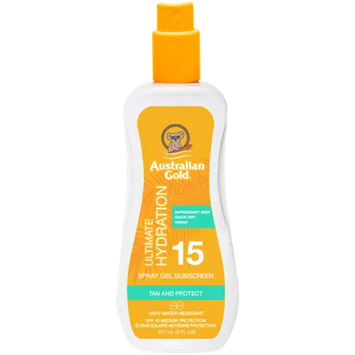 Australian Gold Ultimate Hydration, Spray Gel Sunscreen SPF15 (Żel w sprayu do opalania SPF15)
