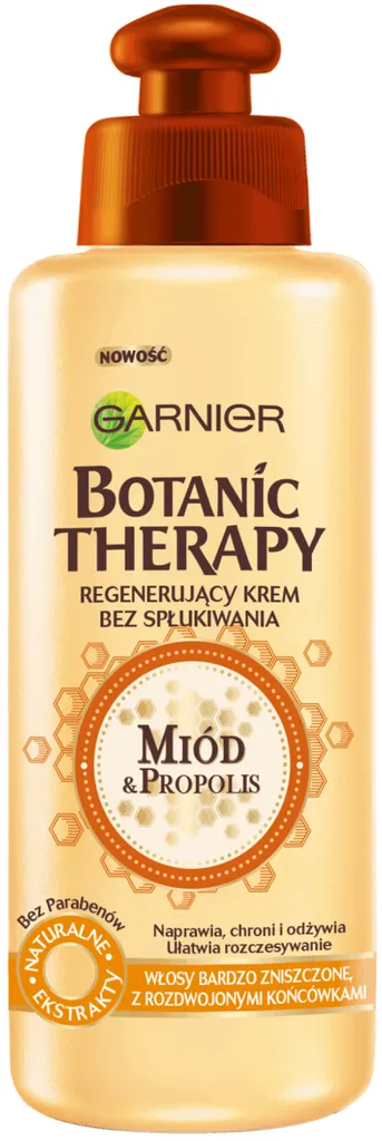 Garnier Botanic Therapy, Miód i propolis, Regenerujący krem bez spłukiwania do włosów