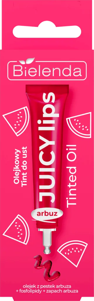 Bielenda Juicy Lips, Watermelon Tinted Oil (Arbuz, Olejkowy tint do ust)