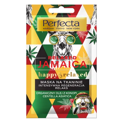 Perfecta Happy & Relaxed, Maska na tkaninie `Relaxed Jamaica`