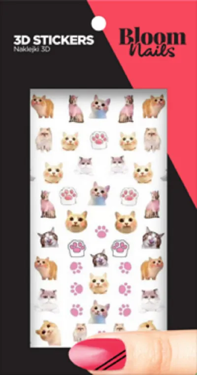 Bloom Nails 3D Stickers (Naklejki na paznokcie 3D)