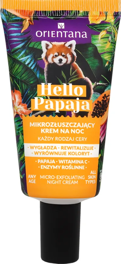 Orientana Hello Papaja, Mikrozłuszczający krem na noc