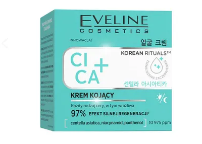 Eveline Cosmetics Korean Rituals, Cica+, Krem kojący