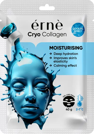 Erne Cryo Collagen, Moisturizing Sheet Mask (Nawilżająca żelowa maska w płachcie)