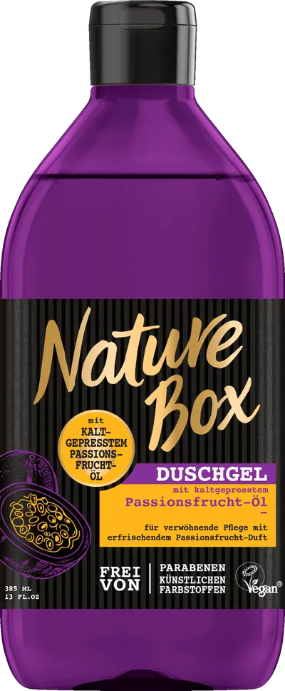 Nature Box Żel pod prysznic z olejem z marakui