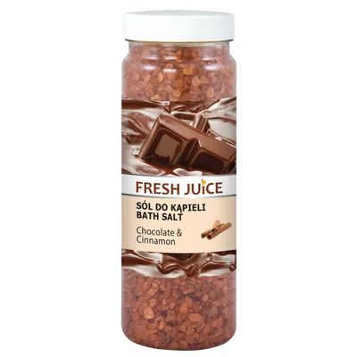 Fresh Juice Bath Salt Chocolate & Cinnamon (Sól do kąpieli `Czekolada i cynamon`)