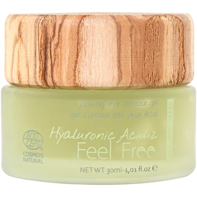 Feel Free Hyaluronic Acid +2, Glowing Eye Contour Gel (Rozświetlający żel pod oczy)