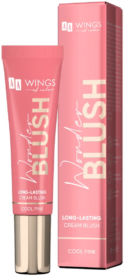 AA Wings of Color Wonder Blush, Long-lasting Cream Blush (Róż w kremie)