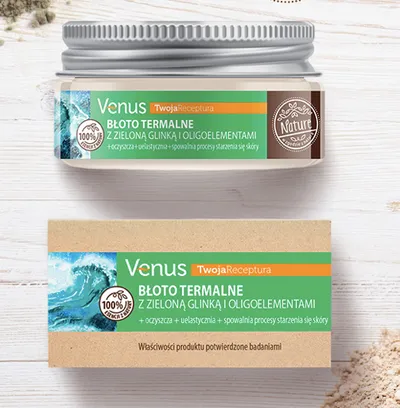 Venus Nature, Twoja Receptura, Błoto termalne z zieloną glinką i oligoelementami