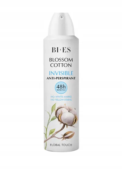 Bi-es Cotton Blossom  Invisible Anti-perspirant 48 H (Antyperspirant w sprayu dla kobiet)