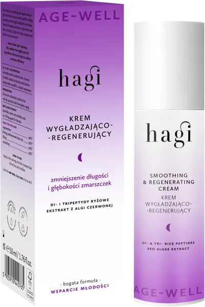 Hagi Age Well, Krem wygładzająco-regenerujący na noc