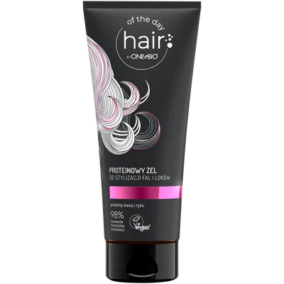 OnlyBio Hair of the Day, Proteinowy żel do stylizacji fal i loków
