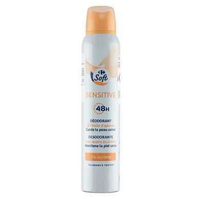 Carrefour Soft Sensitive Deodorant 48h (Dezodorant do skóry wrażliwej)