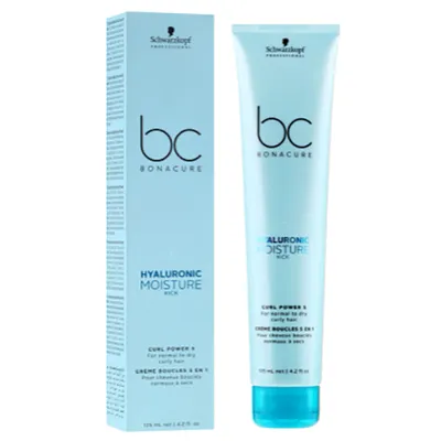 Schwarzkopf Professional BC Bonacure, Hyaluronic Moisture Kick Curl Power 5 Cream (Nawilżający krem do normalnych i suchych włosów kręconych)