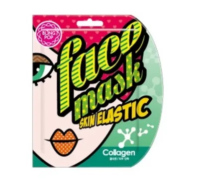 Bling Pop Face Mask Skin Elastic (Kolagenowa maska żelowa w płachcie)