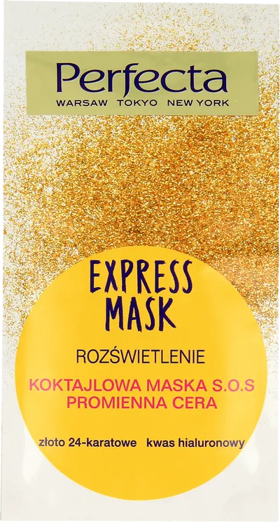 Perfecta Express Mask, Rozświetlenie, Koktajlowa maska S.O.S (stara wersja)