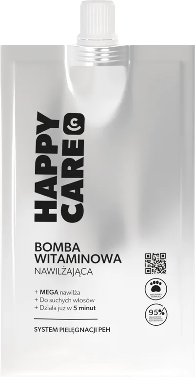 Happy Care Bomba witaminowa, Nawilżająca maska do włosów