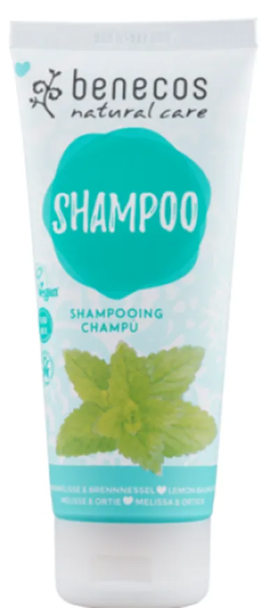 Benecos Natural Care, Natural Hair Shampoo Melissa and Nettle (Szampon do włosów `Pokrzywa i melisa`)