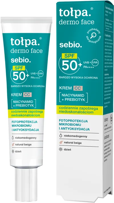 Tołpa Dermo Face, Sebio, Krem CC SPF50+