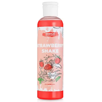 ShakyLab Natural Shower & Bath Gel Strawberry Shake (Żel pod prysznic i do kąpieli `Truskawkowy shake`)
