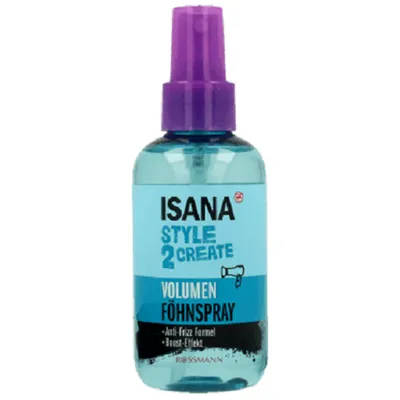 Isana Style 2 Create, Volume Heat Spray (Spray termoaktywny do stylizacji włosów z efektem zwiększenia objętości)