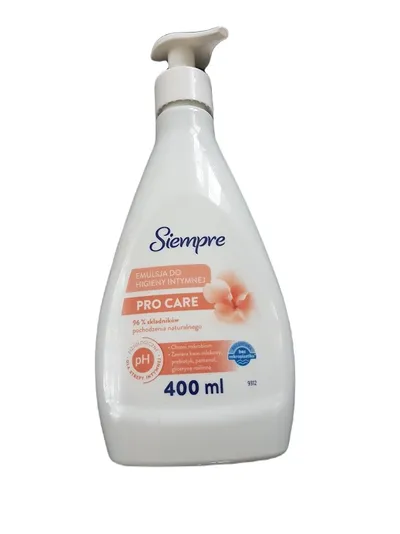 Siempre Pro Care, Emulsja do higieny intymnej