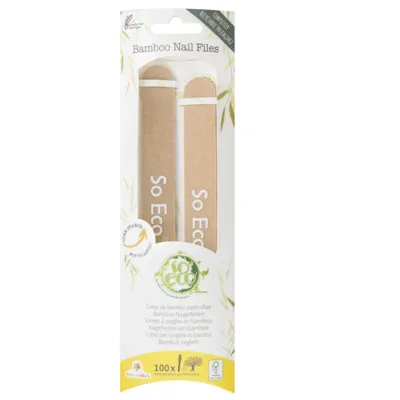 So Eco Bamboo Nail File Duo (Pilniki do paznokci)