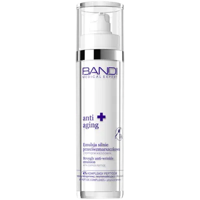 Bandi Anti Aging, Emulsja silnie przeciwzmarszczkowa z peptydem miedziowym