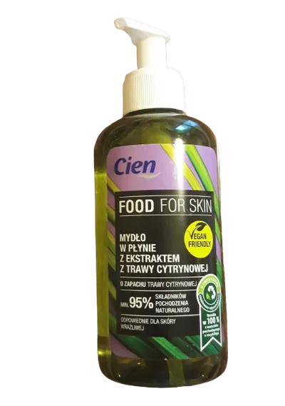 Cien Food for Skin, Mydło w płynie z ekstraktem z trawy cytrynowej