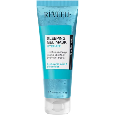 Revuele Skin Elements, Hydrate Sleeping Gel Mask (Żelowa nawilżająca maska na noc)