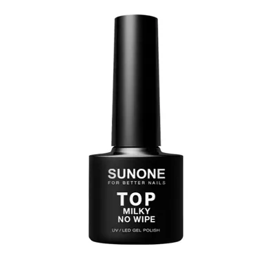 Sunone Top Milky No Wipe (Mleczny top do lakierów hybrydowych)